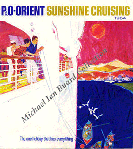 Front Cover 1964 Cruise Brochure